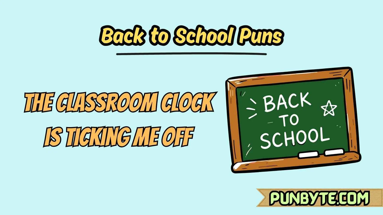 Back to School Puns