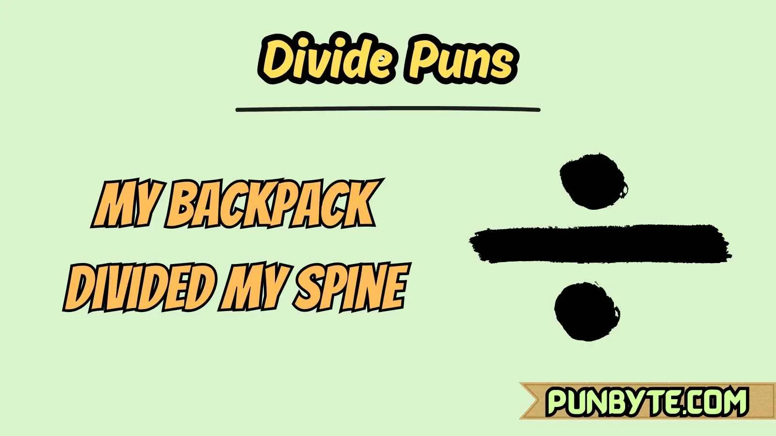 Divide Puns