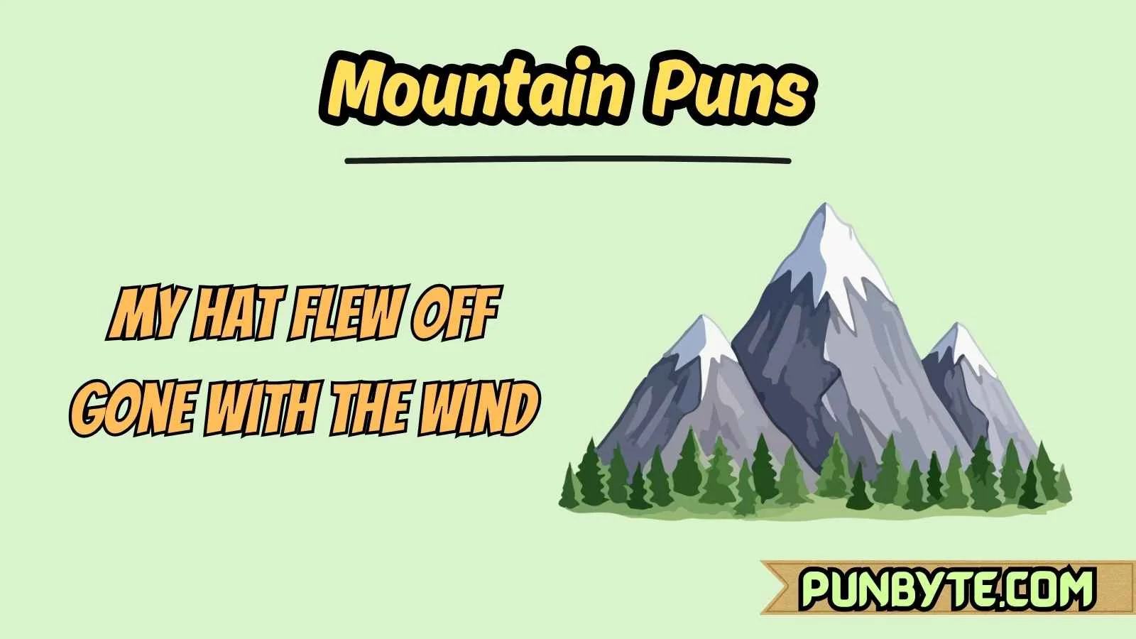 Mountain Puns