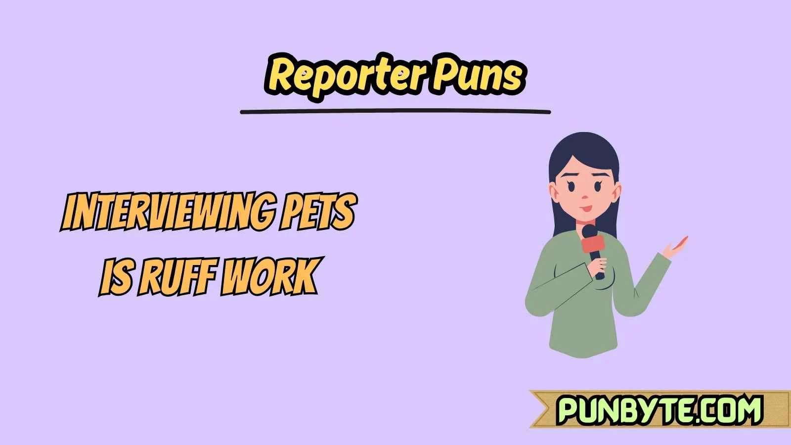 Reporter Puns
