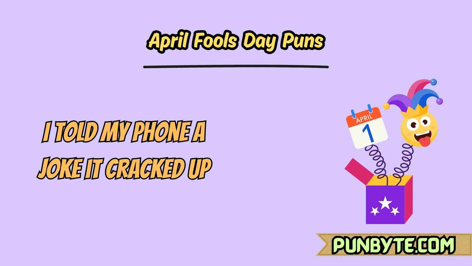 April Fools Day Puns