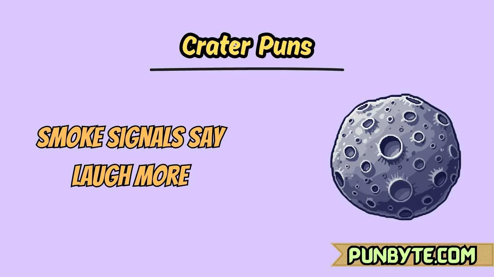 Crater Puns