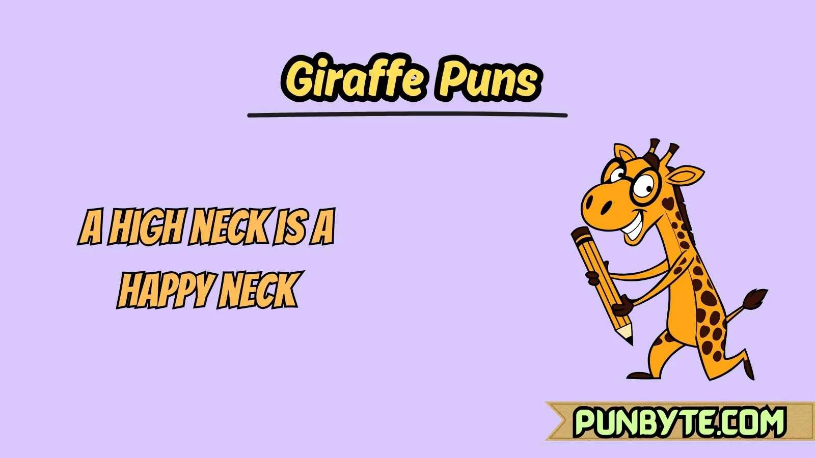 Giraffe Puns