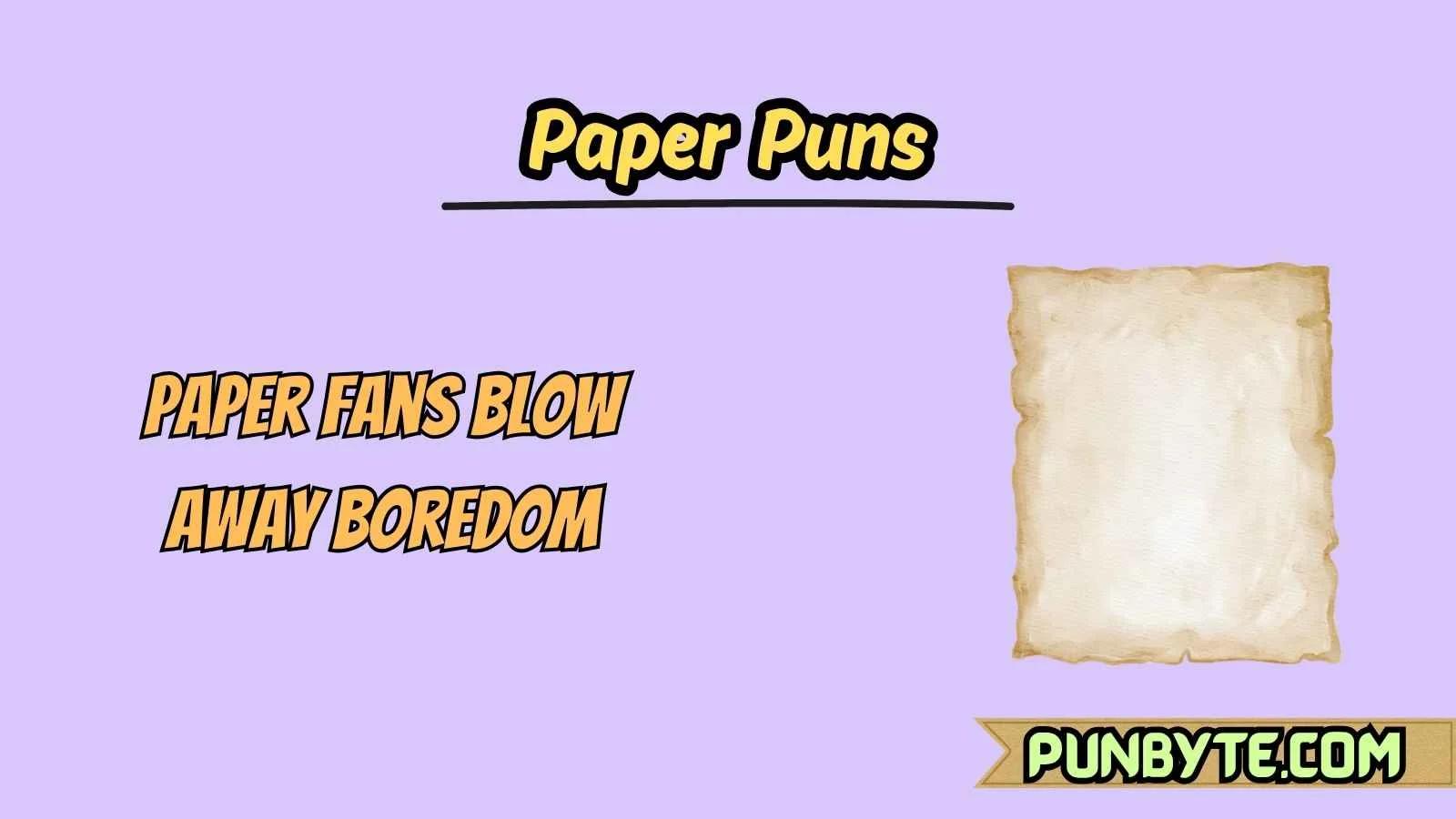 Paper Puns