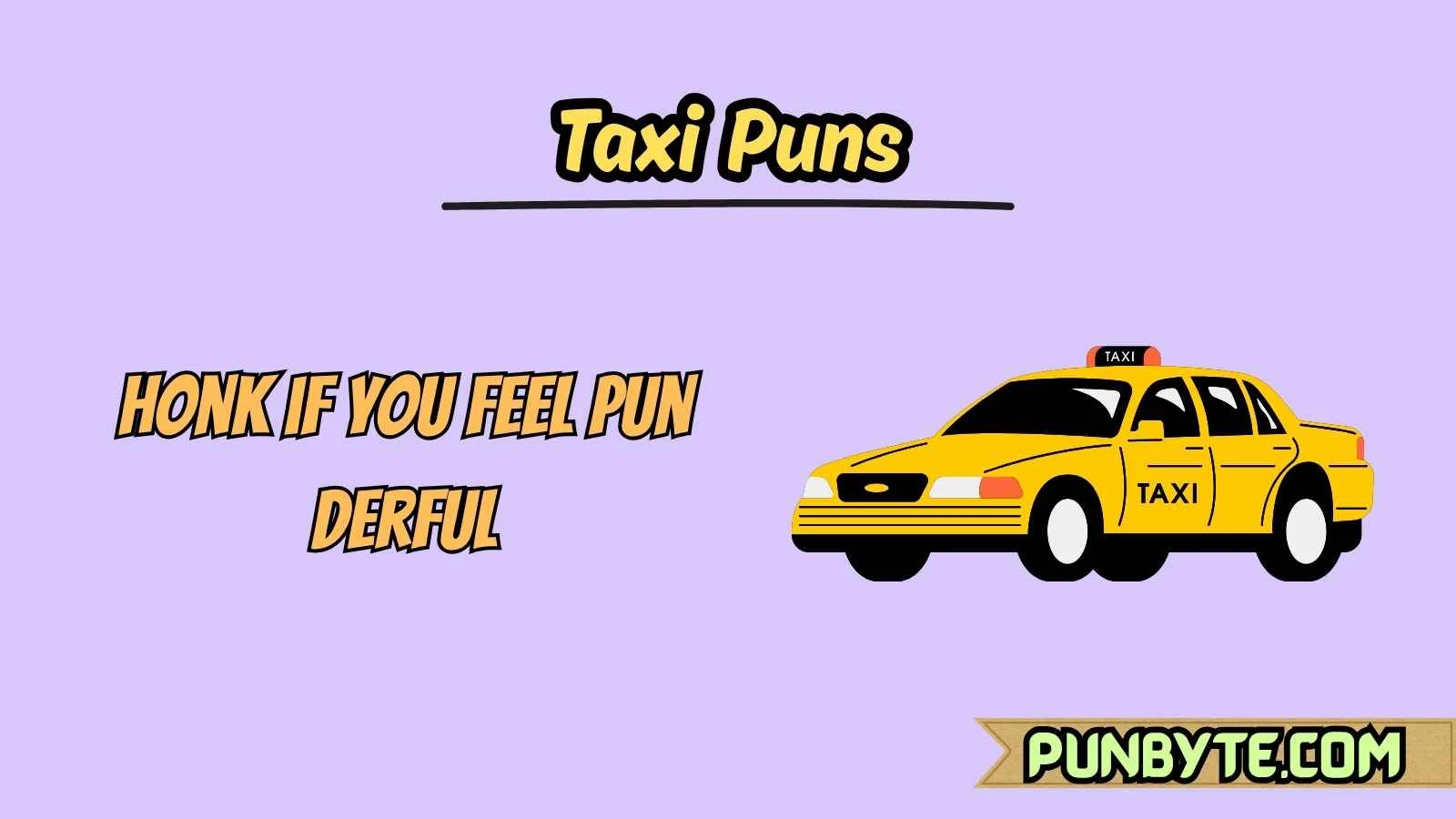 Taxi Puns
