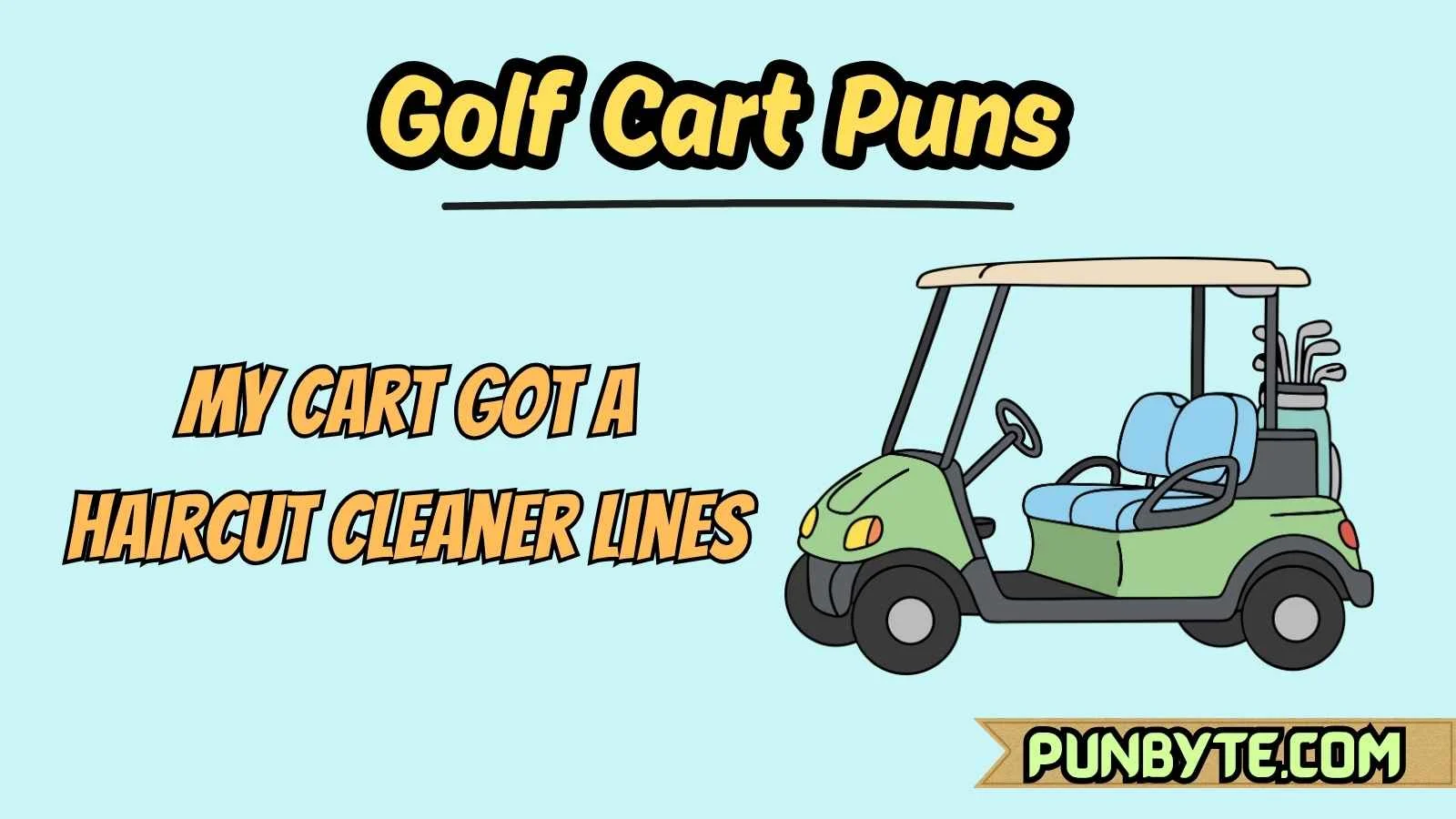 Golf Cart Puns