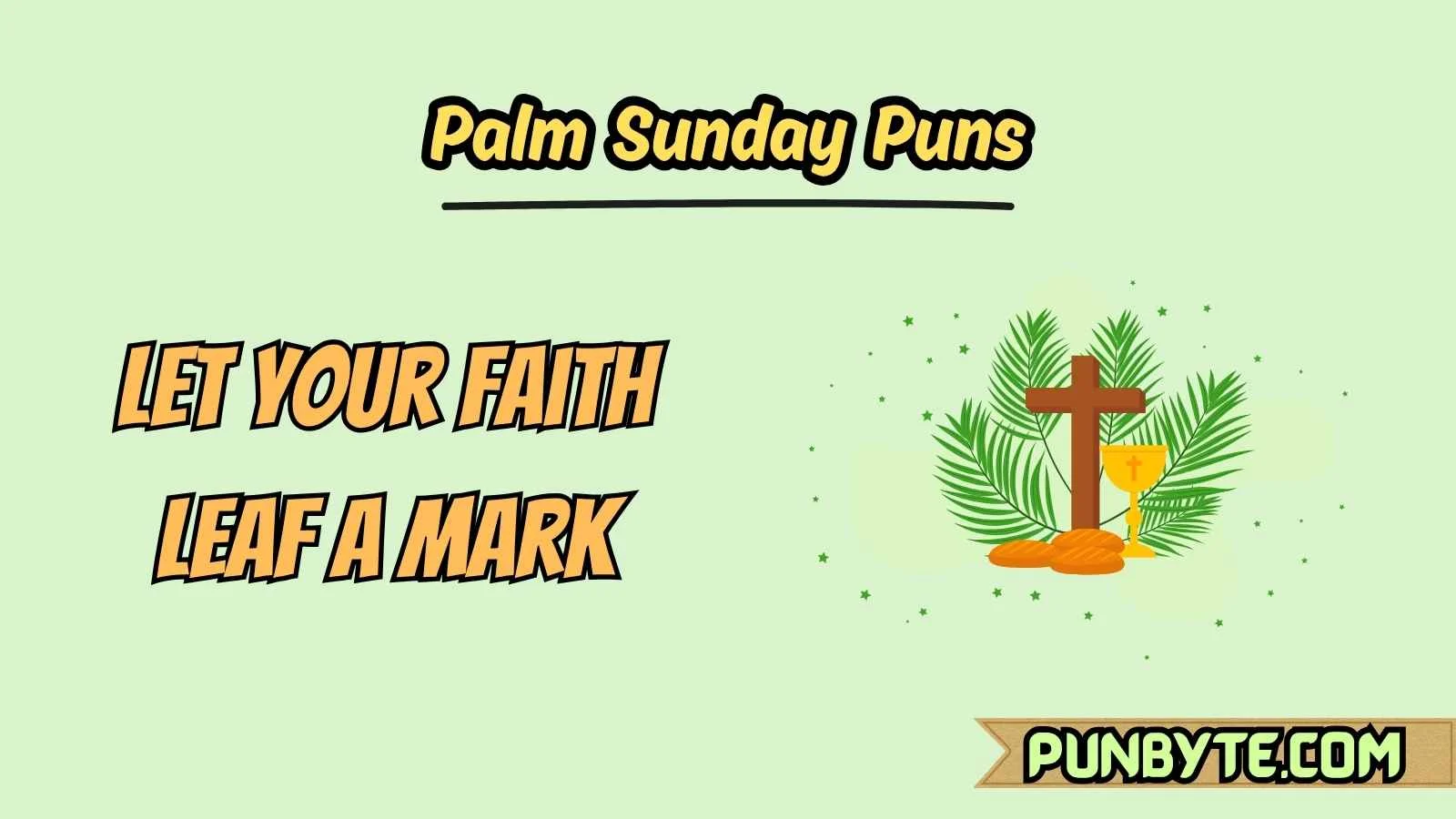 Palm Sunday Puns