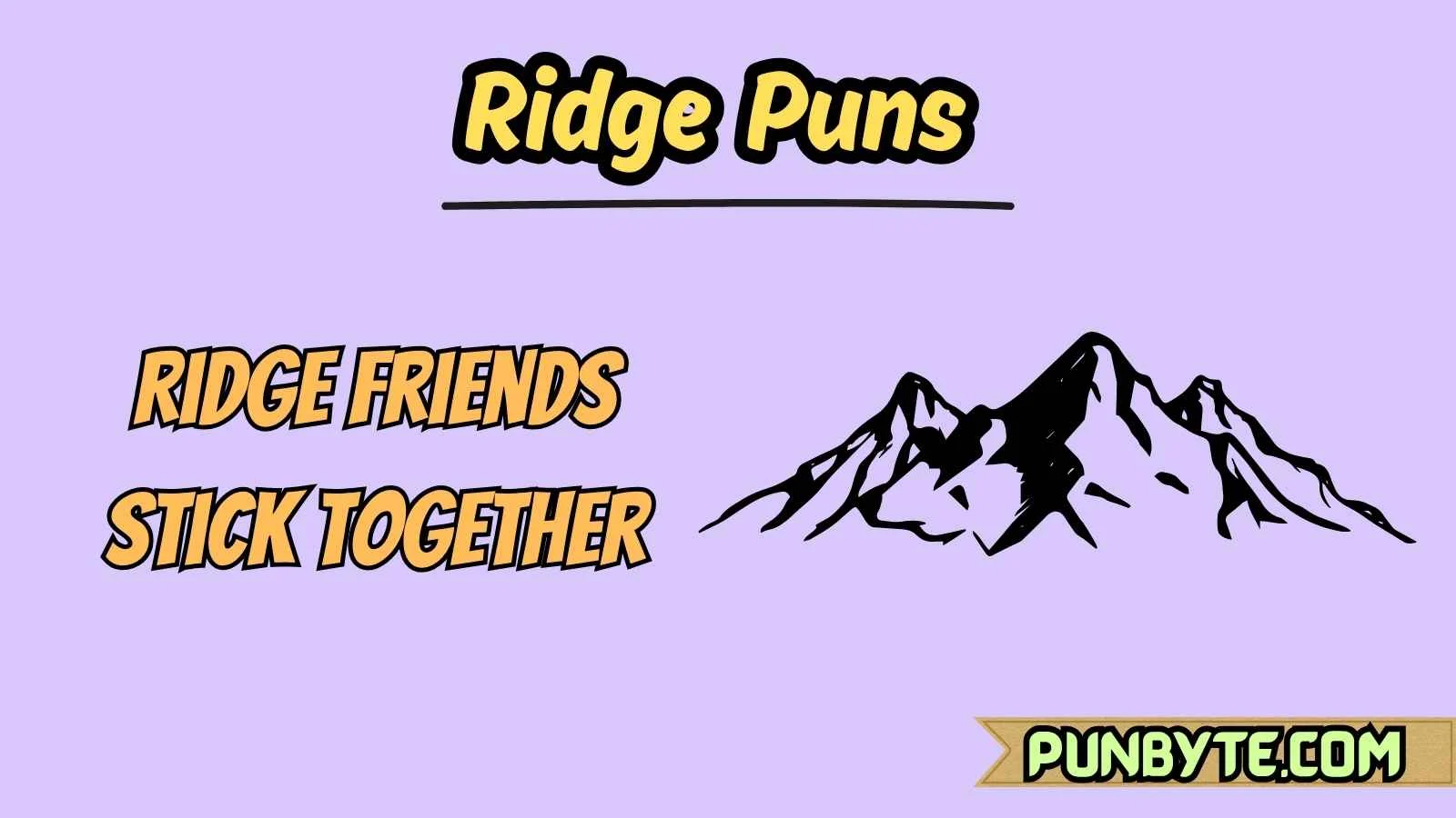 Ridge Puns