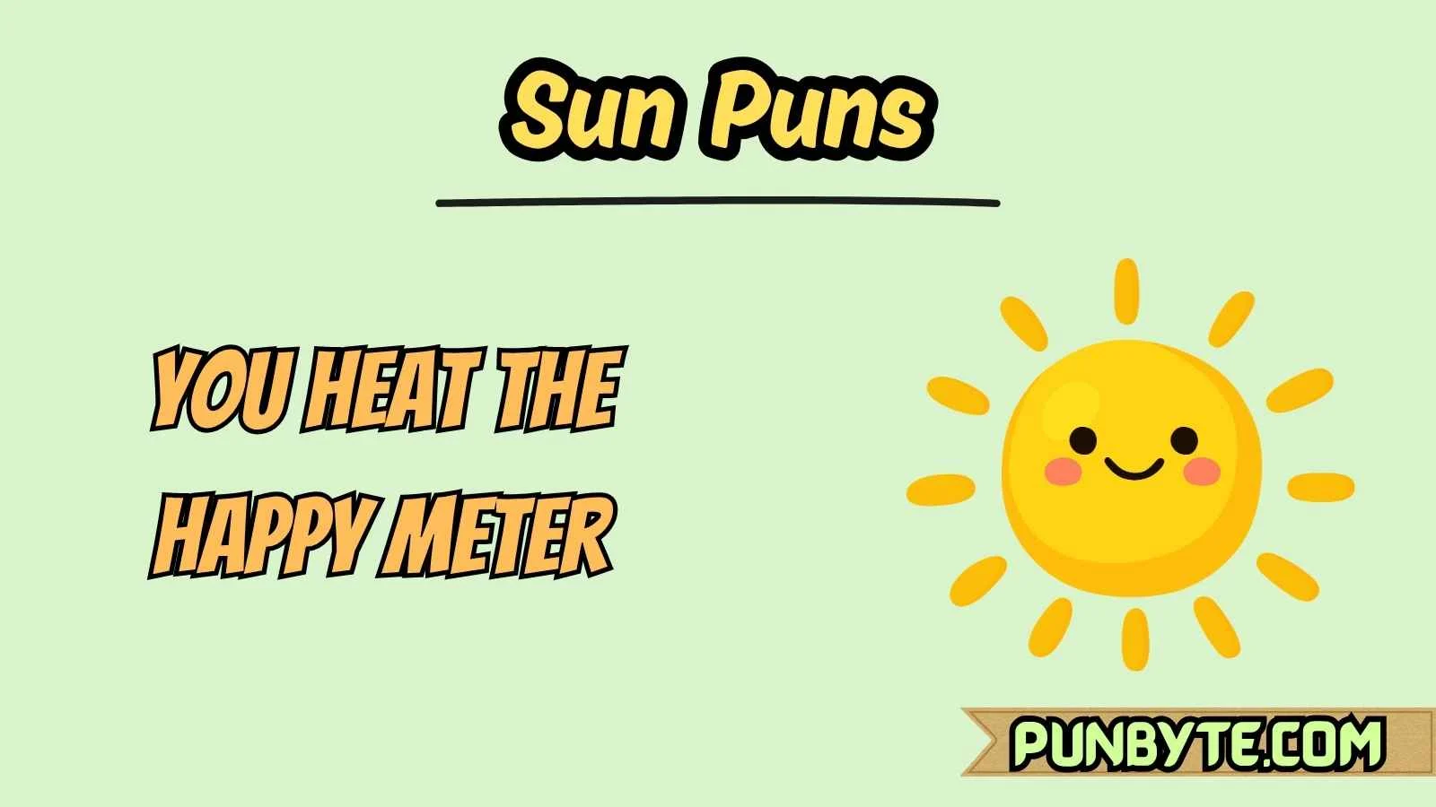 Sun Puns